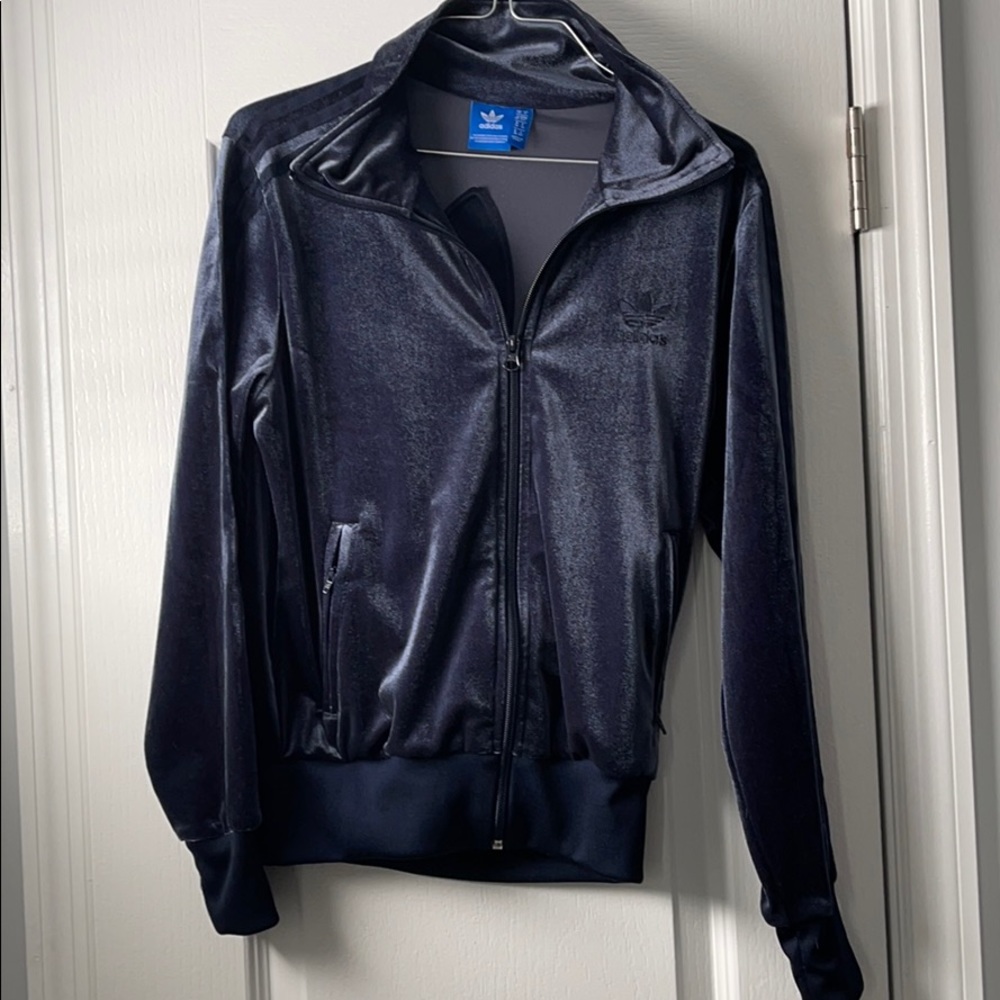 Adidas velvet jacket